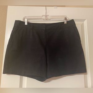 Loft Black Twill Shorts